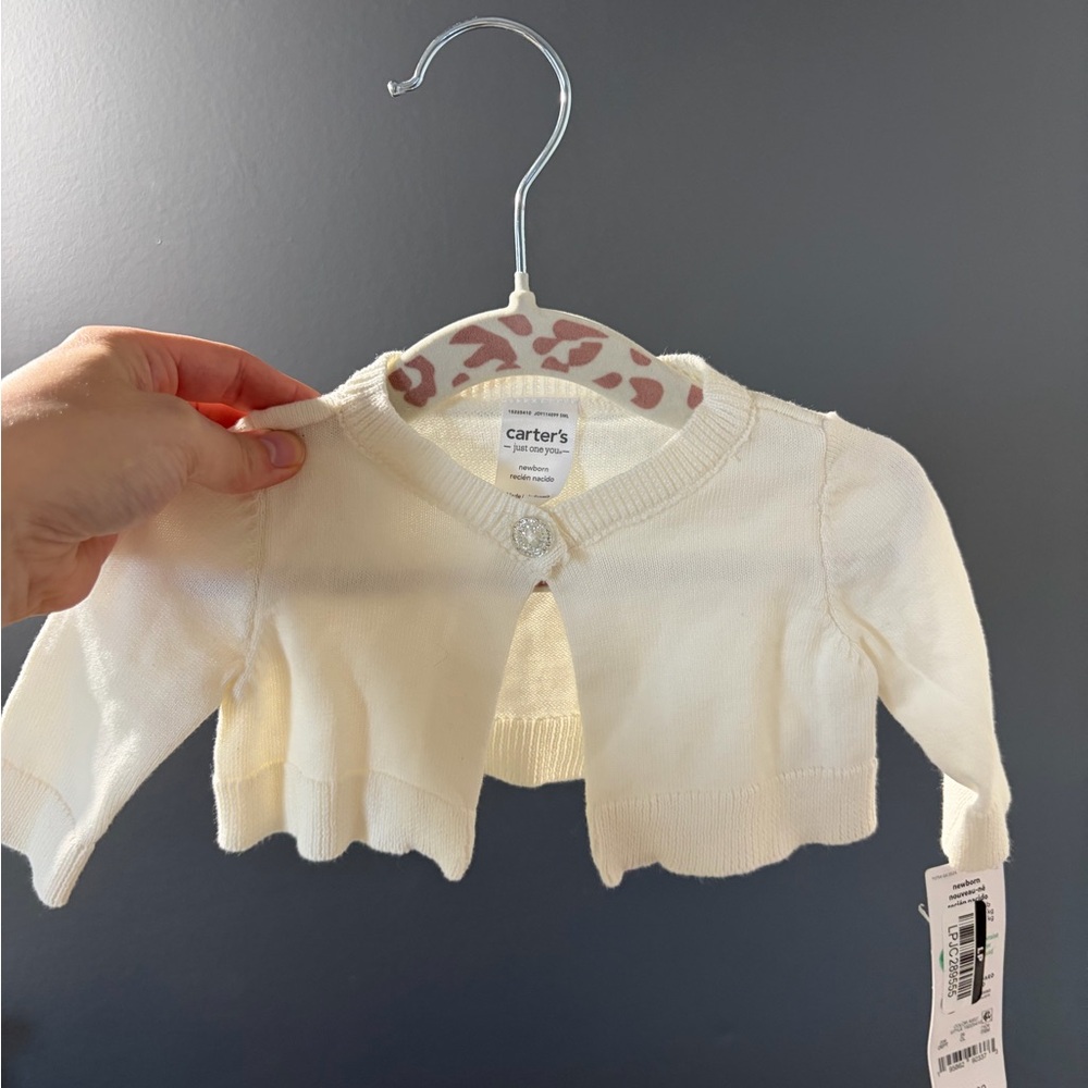 Carter's Ivory Baby Sweater